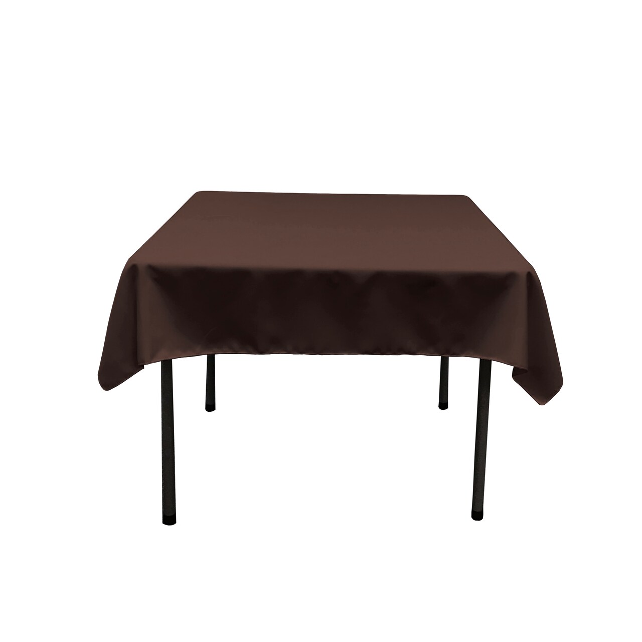 58 x 58 Inch Square Tablecloth Polyester Poplin Durable Event and Dining Linen